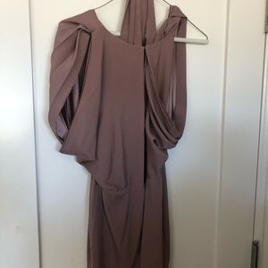 Jennifer Hope 100% silk mauve dress
